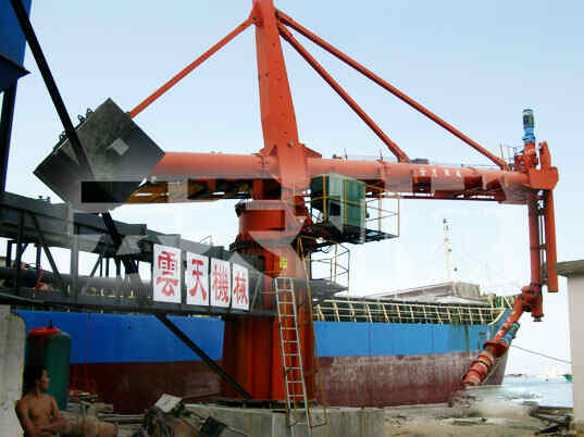  300t/h Three-Section Screw Ship Unloader of Sanya Ruize