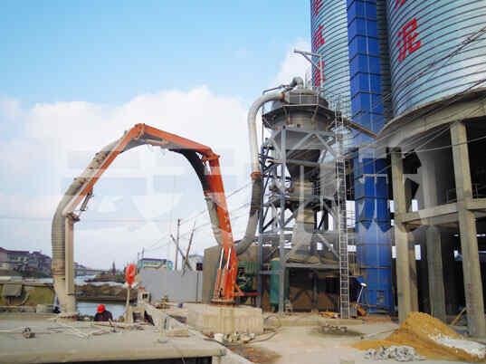 Taizhou Huahang 150t/h Screw And XS150t Pneumatic Ship Unloader