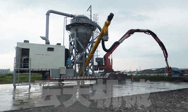 The Tyre Mobile Pneumatic Ship Unloader of Taiwan Cement Corporation ‘s Dongguan Project