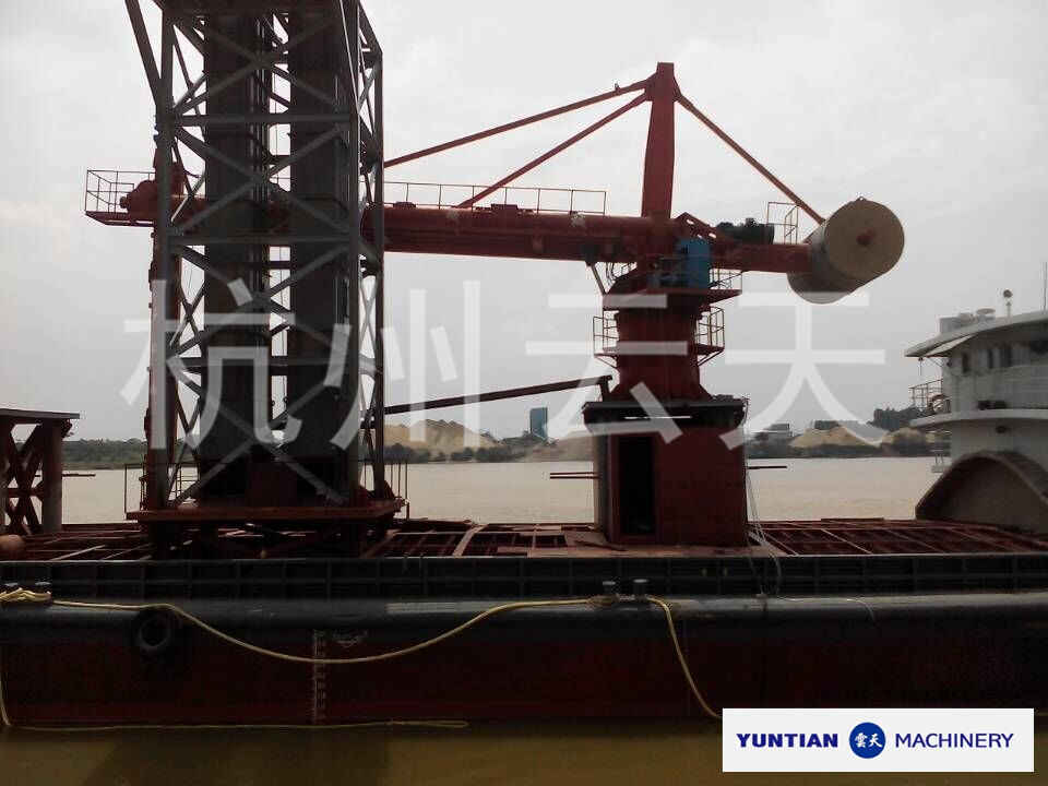 Foshan 300tph Ship-Mounted Screw Ship unloader